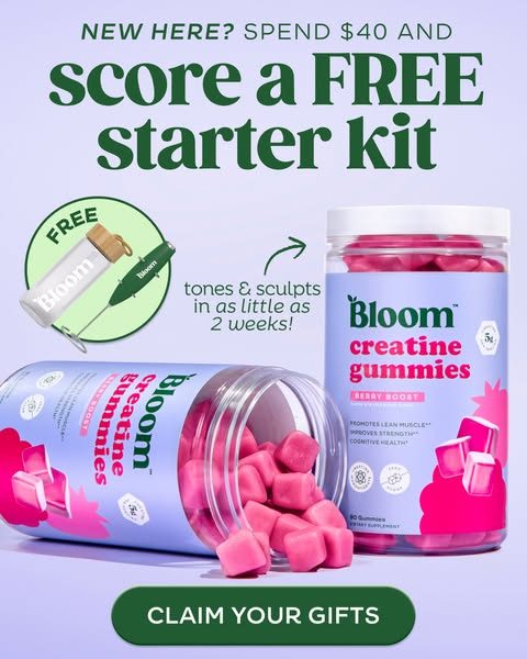 Bloom Nutrition ad