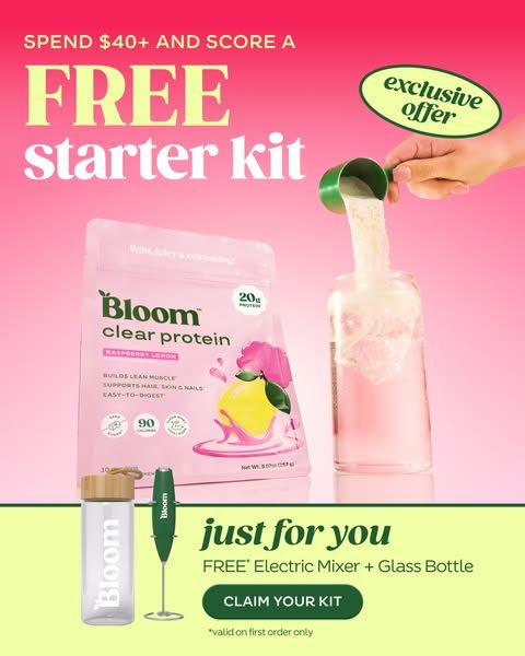Bloom Nutrition ad