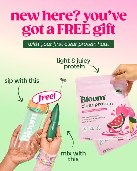 Bloom Nutrition ad