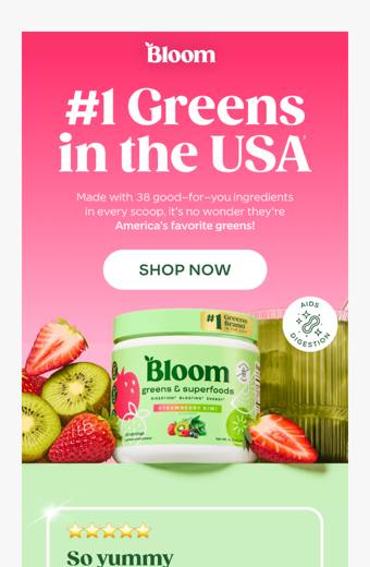 Bloom Nutrition email