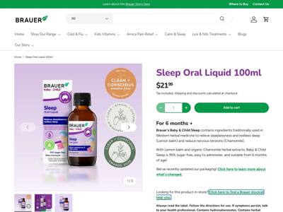 Brauer Natural Medicine landing page