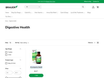 Brauer Natural Medicine landing page