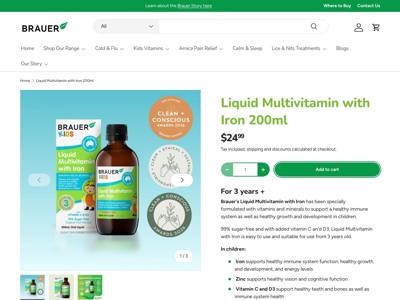 Brauer Natural Medicine landing page