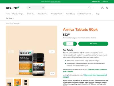 Brauer Natural Medicine landing page