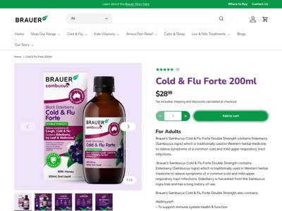 Brauer Natural Medicine landing page