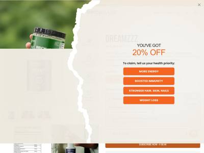 BrickHouse Nutrition landing page