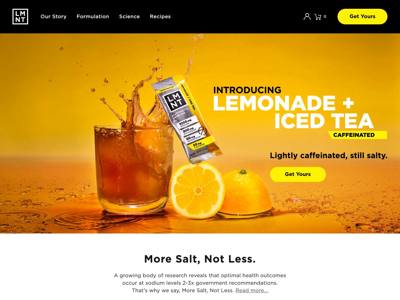 DrinkLMNT landing page
