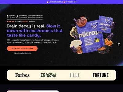 Grüns landing page