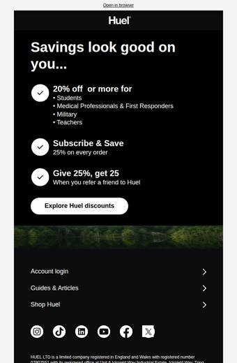 Huel email