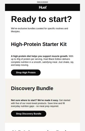 Huel email