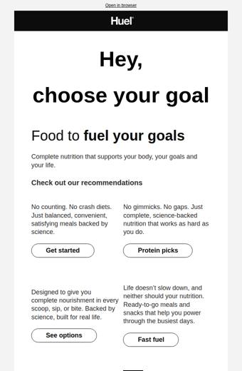 Huel email