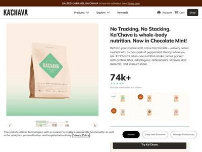 Ka'Chava landing page