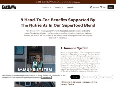 Ka'Chava landing page