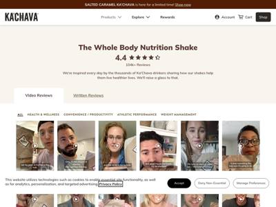 Ka'Chava landing page