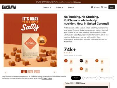 Ka'Chava landing page