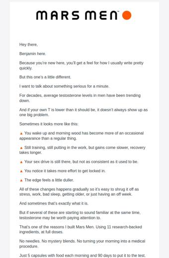 Mars Men email