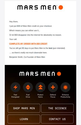 Mars Men email