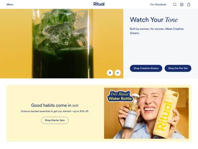 Ritual landing page