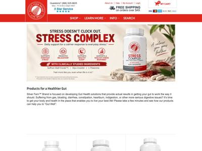 Silver Fern Brand landing page