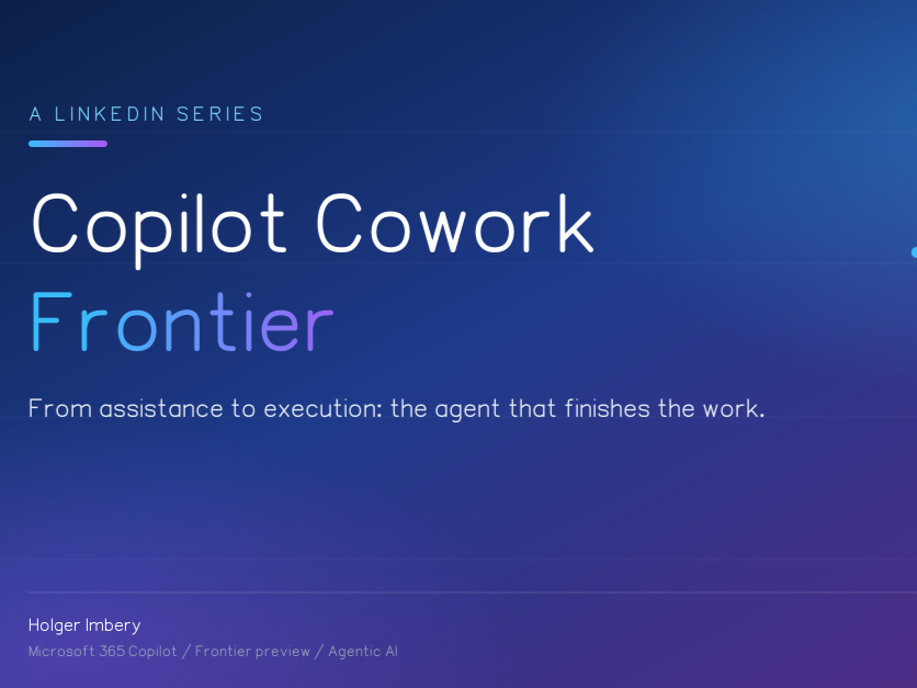 Microsoft Copilot Cowork: A Practical Introduction