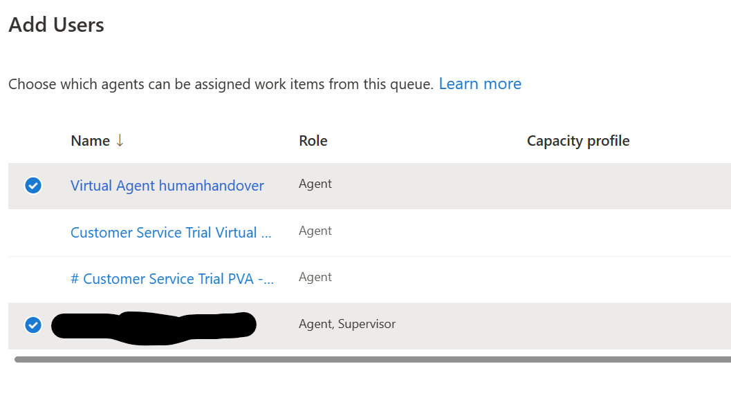 Figure 22: add at least one user