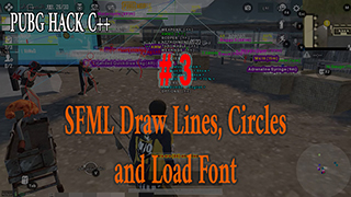 3- SFML Draw Lines, Circles and Load Font