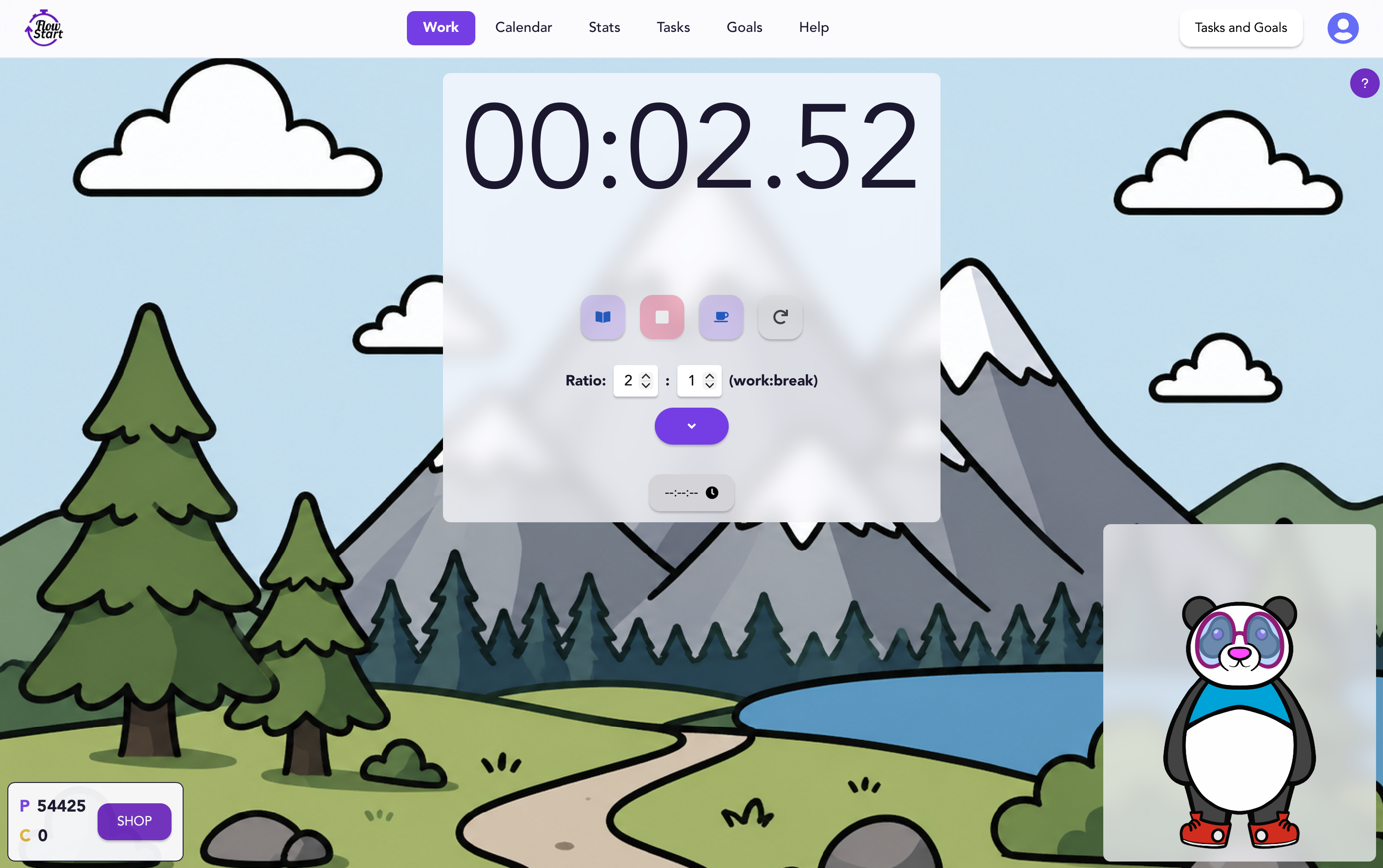 Image of Flowstart home page