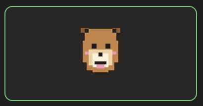 Happy dog pixel pet