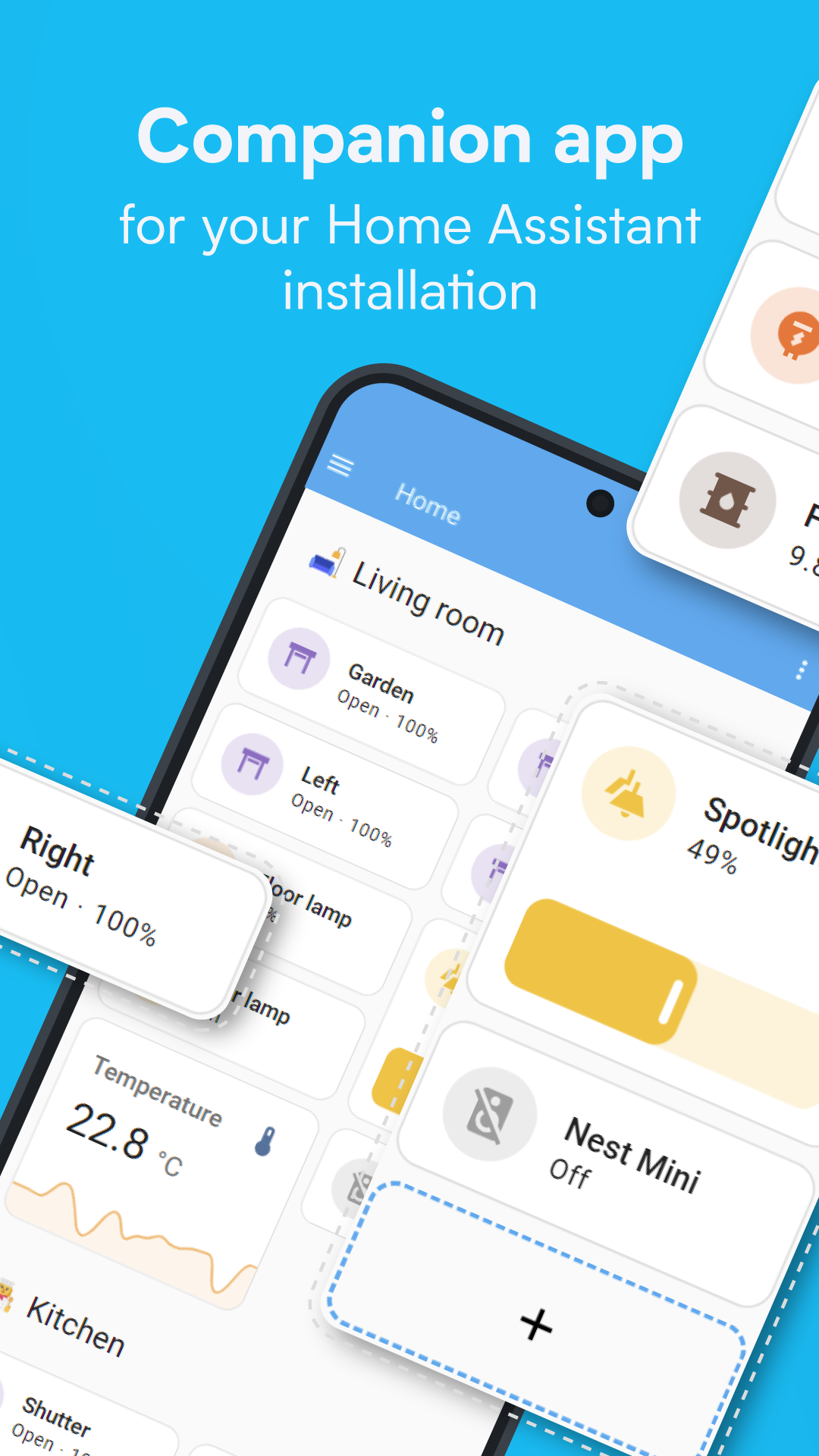 Screenshot 1 of Home Assistant — opens full size