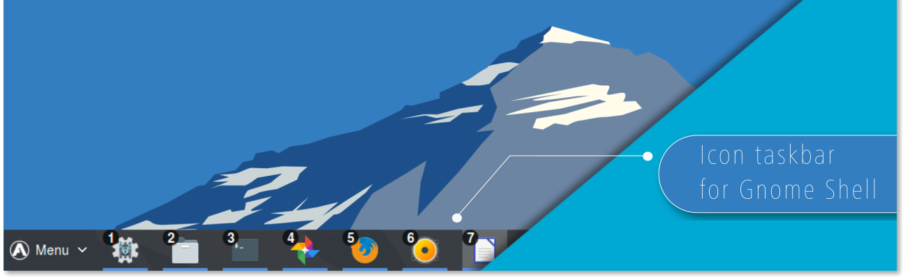 Dash to Panel screenshot 1