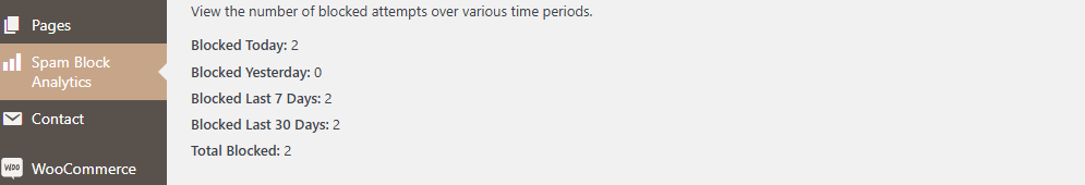 Analytics Page Screenshot