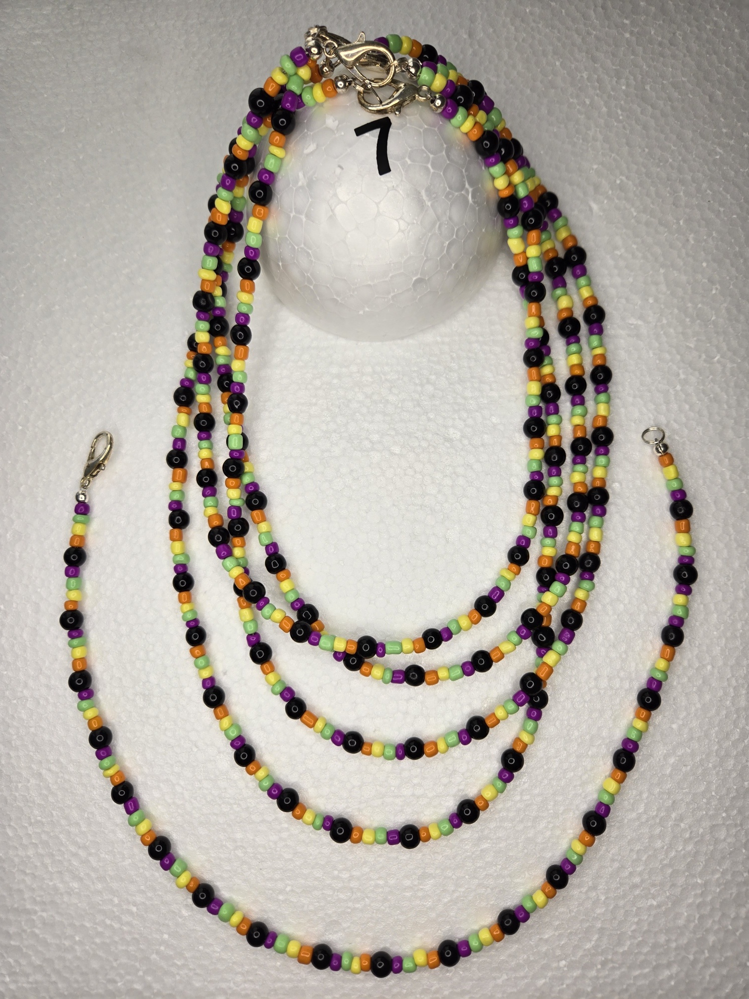 Kelly Green & Black African Tube Set