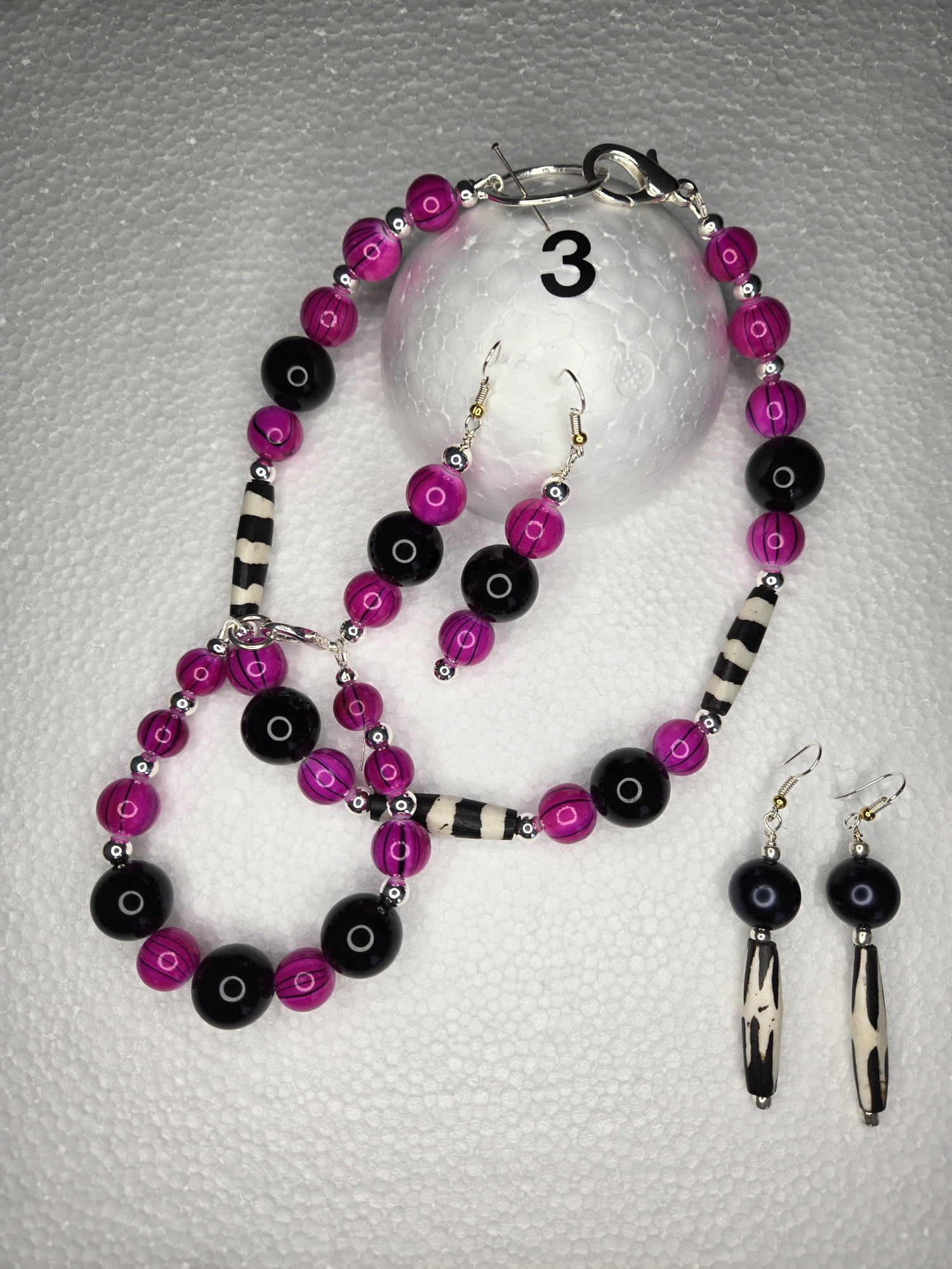 Glass Bead Chokers — Green