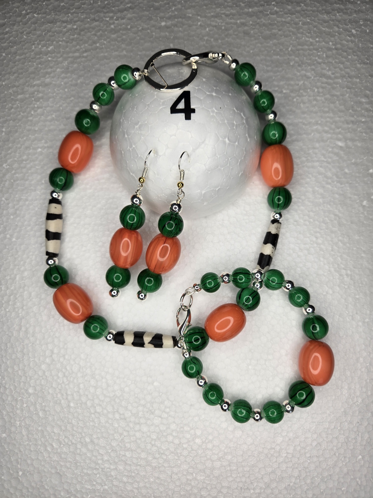 Multi-Color Glass Bead Chokers
