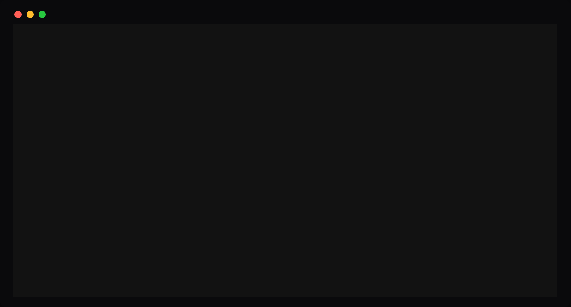 tvision in motion — the menu bar, an agent turn, and all five skins
