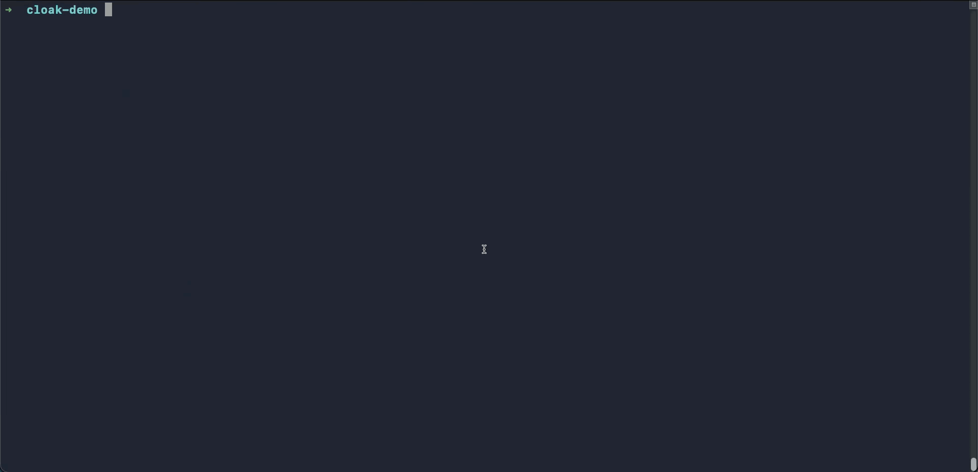 Cloak with your app