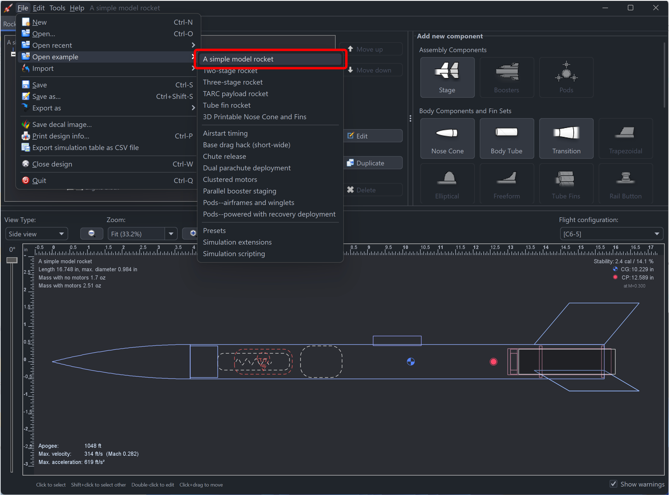 Get started with the example designs