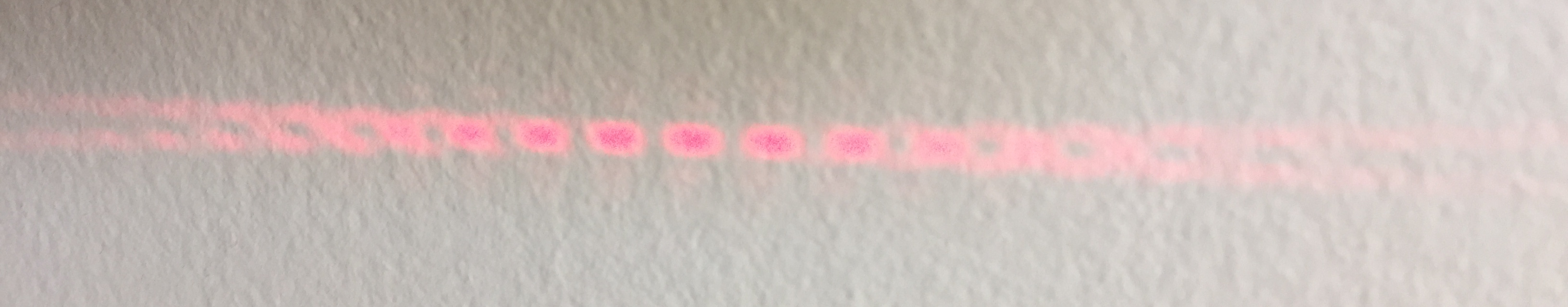 Double slit interference pattern