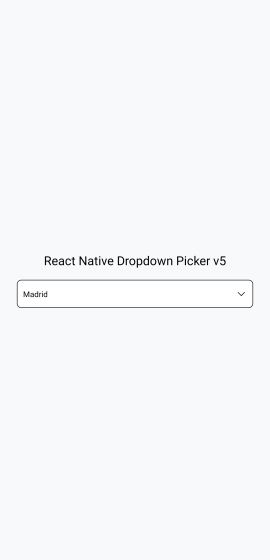 Screenshot showing basic dropdown