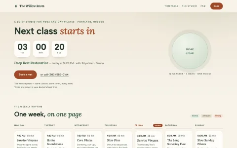 Class Timetable