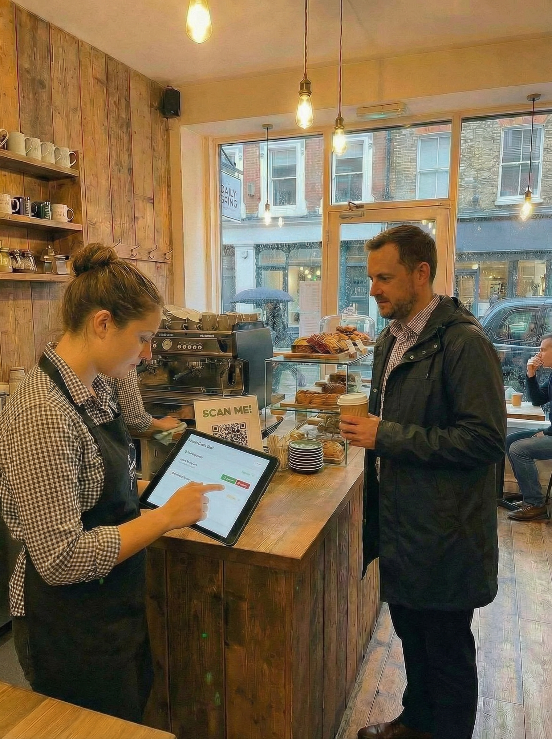 Staff approving visit