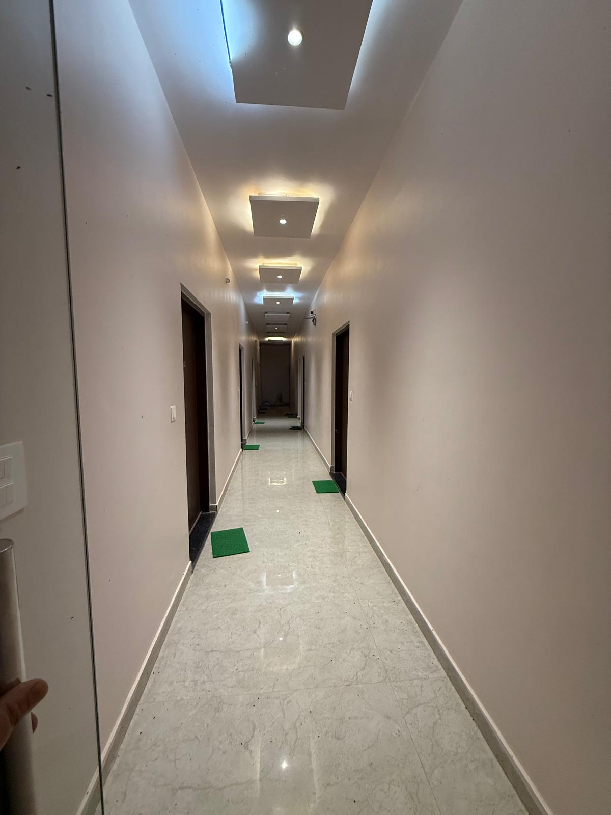 Clean hallways and corridors