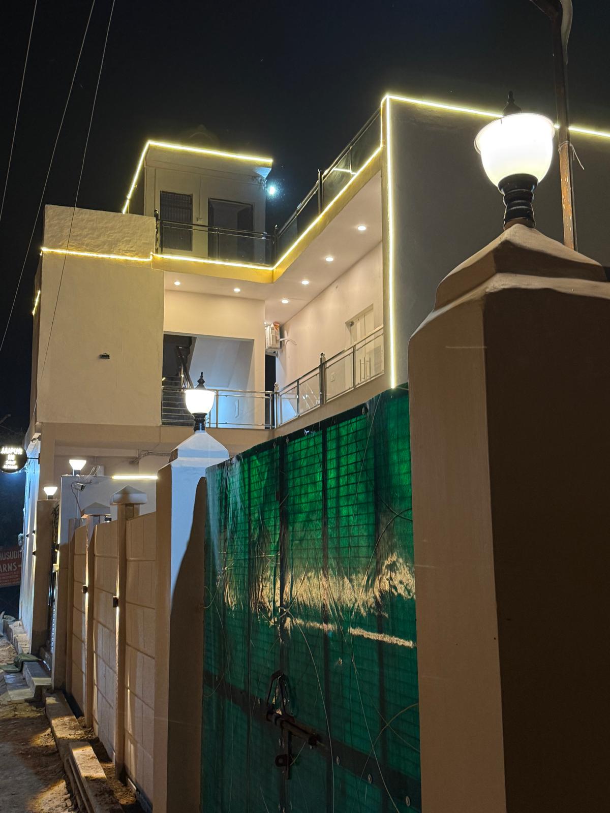 Hotel JaipurIn exterior night view with LED lighting