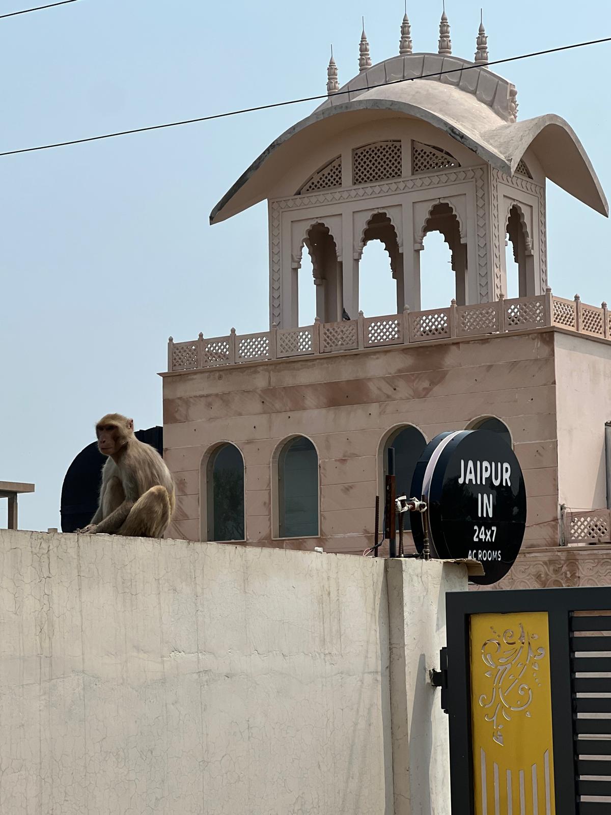 View of nearby temple from property