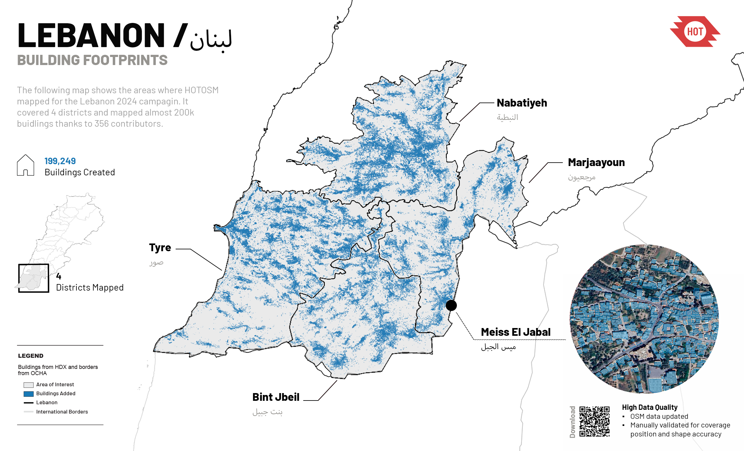 Lebanon buildings digitized