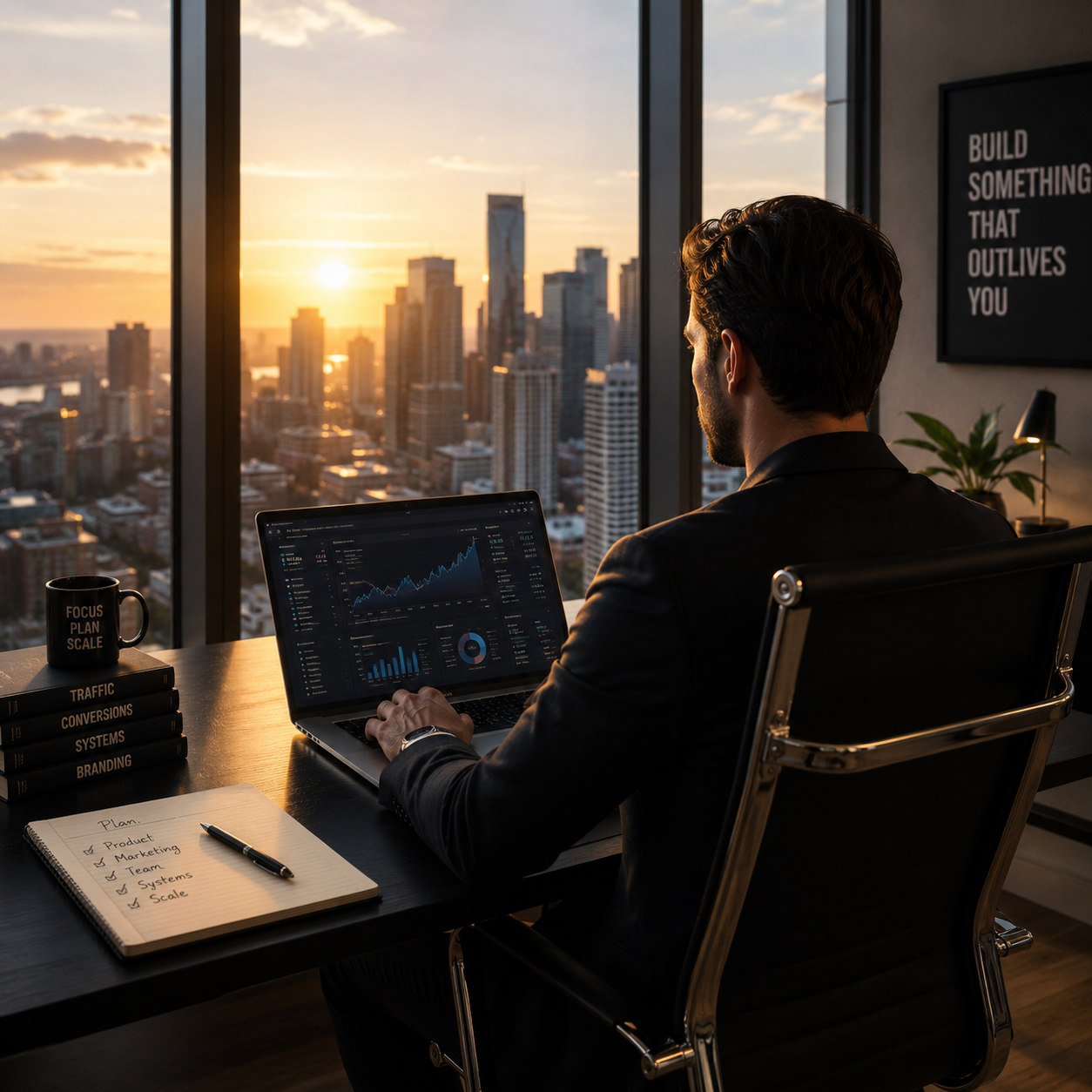 Laptop entrepreneur