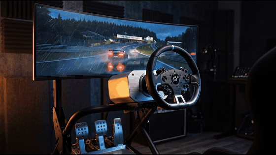 Veo 3.1 video: the cockpit comes to life, hands turning the wheel through Eau Rouge