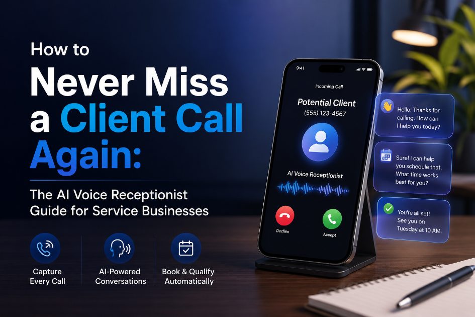 How to Never Miss a Client Call Again: The AI Voice Receptionist Guide for Service Businesses