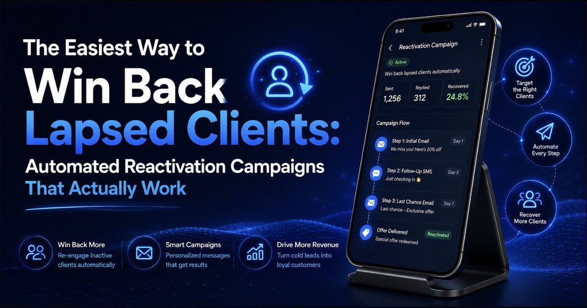 The Easiest Way to Win Back Lapsed Clients: Automated Reactivation Campaigns That Actually Work