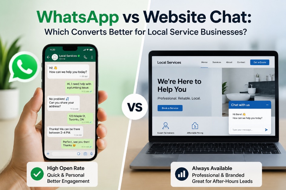 WhatsApp vs Website Chat: Which Is Better for Your Business?